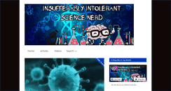 Desktop Screenshot of insufferableintolerance.com